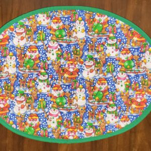 Fun Oval Christmas place-mats