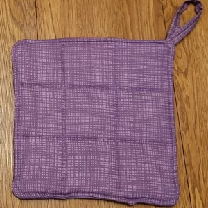 Purple pot holder set