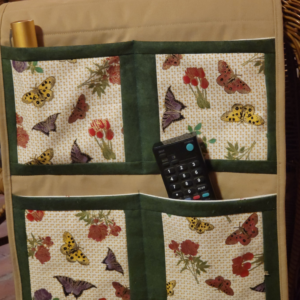 Chair Caddy with butterflies