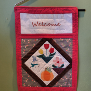 Welcome Door Banner with the seasons