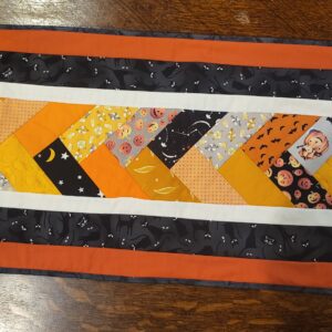 Halloween table runner